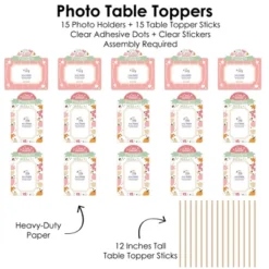 Big Dot Of Happiness Girl Little Pumpkin - Fall Birthday Party Or Baby Shower Picture Centerpiece Sticks - Photo Table Toppers - 15 Pieces -Aurora Party Sales GUEST 00b43ce0 02a3 4a68 9dde d210204c06d1