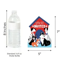 Big Dot Of Happiness Pawty Like A Puppy - Shaped Fill-in Invitations - Dog Baby Shower Or Birthday Party Invitation Cards With Envelopes - Set Of 12 -Aurora Party Sales GUEST 01377137 5870 49bb 8ce7 9b3614388fe5