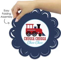 Big Dot Of Happiness Railroad Party Crossing - Steam Train Birthday Party Or Baby Shower Round Table Decorations - Paper Chargers Place Setting For 12 8 Big Dot Of Happiness Railroad Party Crossing - Steam Train Birthday Party Or Baby Shower Round Table Decorations - Paper Chargers Place Setting For 12 -Aurora Party Sales GUEST 013a01fe 5a65 4fd2 8260 4bae8fd1e481