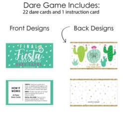 Big Dot Of Happiness Final Fiesta - Last Fiesta Bachelorette Party Game Scratch Off Dare Cards - 22 Count -Aurora Party Sales GUEST 027befe1 2d59 4035 979f ca327603dd23