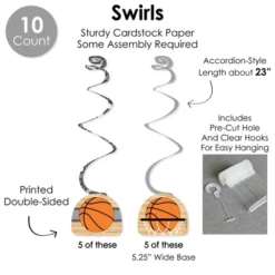 Big Dot Of Happiness Nothin’ But Net - Basketball - Baby Shower Or Birthday Party Supplies Decoration Kit - Decor Galore Party Pack - 51 Pieces -Aurora Party Sales GUEST 02b8ee29 129f 451e a4e7 322abac2da6b