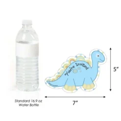 Big Dot Of Happiness Baby Boy Dinosaur - Shaped Fill-in Invitations - Baby Shower Or Birthday Party Invitation Cards With Envelopes - Set Of 12 -Aurora Party Sales GUEST 03595bcd 20f4 4b52 adab 0605ddaa0ced