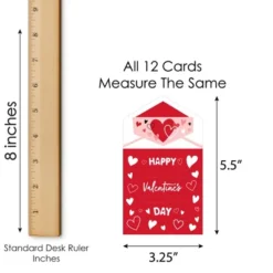 Big Dot Of Happiness Happy Valentine's Day - Valentine Hearts Cards For Kids - Happy Valentine's Day Pull Tabs - Set Of 12 -Aurora Party Sales GUEST 037e4e53 ea09 4973 aa2e 9220ee5954f6