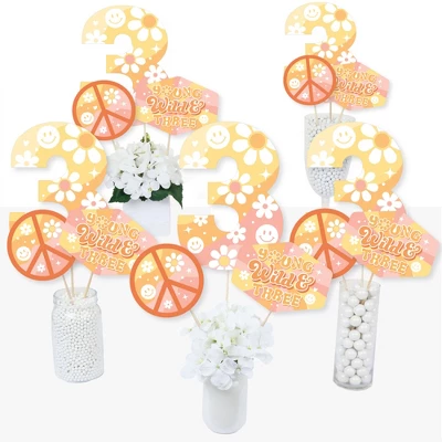 Big Dot Of Happiness Young, Wild And Three - Boho Hippie Third Birthday Party Centerpiece Sticks - Table Toppers - Set Of 15 1 Big Dot Of Happiness Young, Wild And Three - Boho Hippie Third Birthday Party Centerpiece Sticks - Table Toppers - Set Of 15