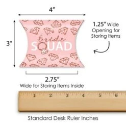 Big Dot Of Happiness Bride Squad - Favor Gift Boxes - Rose Gold Bridal Shower Or Bachelorette Party Petite Pillow Boxes - Set Of 20 -Aurora Party Sales GUEST 03a06384 5986 4441 b3f9 b009185a4d22