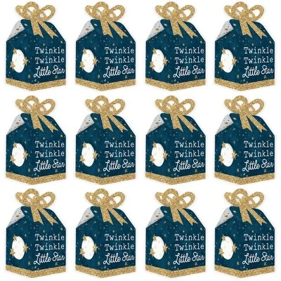 Big Dot Of Happiness Twinkle Twinkle Little Star - Square Favor Gift Boxes - Baby Shower Or Birthday Party Bow Boxes - Set Of 12 3 Big Dot Of Happiness Twinkle Twinkle Little Star - Square Favor Gift Boxes - Baby Shower Or Birthday Party Bow Boxes - Set Of 12 - Image 3