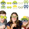 Big Dot Of Happiness Let’s Rally - Pickleball Glasses - Paper Card Stock Birthday Or Retirement Party Photo Booth Props Kit - 10 Count