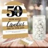 Big Dot Of Happiness We Still Do - 50th Wedding Anniversary - How Many Candies Anniversary Party Game - 1 Stand And 40 Cards - Candy Guessing Game