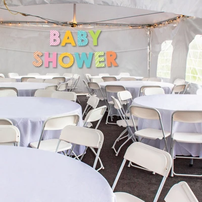 Big Dot Of Happiness Colorful Baby Shower - Large Gender Neutral Party Decorations - Baby Shower - Outdoor Letter Banner 1 Big Dot Of Happiness Colorful Baby Shower - Large Gender Neutral Party Decorations - Baby Shower - Outdoor Letter Banner