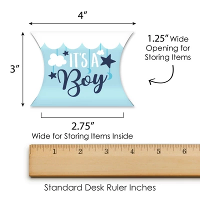 Big Dot Of Happiness It’s A Boy - Favor Gift Boxes - Blue Baby Shower/Blue Birth Announcement Petite Pillow Boxes - Set Of 20 5 Big Dot Of Happiness It’s A Boy - Favor Gift Boxes - Blue Baby Shower/Blue Birth Announcement Petite Pillow Boxes - Set Of 20 - Image 5