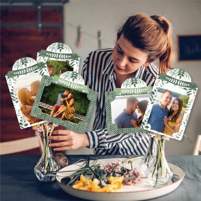 Big Dot Of Happiness Boho Botanical - Greenery Party Picture Centerpiece Sticks - Photo Table Toppers - 15 Pieces 1 Big Dot Of Happiness Boho Botanical - Greenery Party Picture Centerpiece Sticks - Photo Table Toppers - 15 Pieces