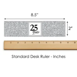 Big Dot Of Happiness We Still Do - 25th Wedding Anniversary - Anniversary Party Water Bottle Sticker Labels - Set Of 20 -Aurora Party Sales GUEST 0858e09c 5401 4747 b179 cb9fbf796d1e