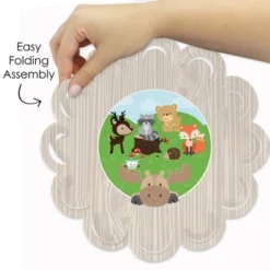 Big Dot Of Happiness Woodland Creatures - Baby Shower Or Birthday Party Round Table Decorations - Paper Chargers - Place Setting For 12 8 Big Dot Of Happiness Woodland Creatures - Baby Shower Or Birthday Party Round Table Decorations - Paper Chargers - Place Setting For 12 -Aurora Party Sales GUEST 086fb7e9 ec86 42ce 8b23 423e5d2bd2f3