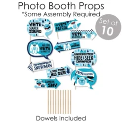 Big Dot Of Happiness Yeti To Party - Banner And Photo Booth Decorations - Abominable Snowman Party Or Birthday Party Supplies Kit - Doterrific Bundle -Aurora Party Sales GUEST 089970d0 edca 4a3f aa13 57d3b551bb12