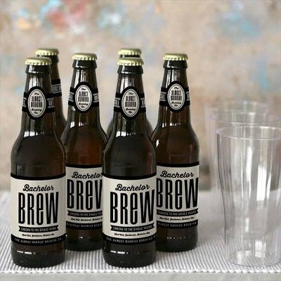 Big Dot Of Happiness Bachelor Brew - Bachelor Party Decorations For Men - 6 Beer Bottle Label Stickers And 1 Carrier 2 Big Dot Of Happiness Bachelor Brew - Bachelor Party Decorations For Men - 6 Beer Bottle Label Stickers And 1 Carrier - Image 2