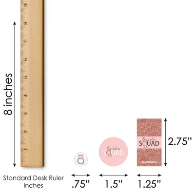 Big Dot Of Happiness Bride Squad - Rose Gold Bridal Shower Or Bachelorette Party Candy Favor Sticker Kit - 304 Pieces 5 Big Dot Of Happiness Bride Squad - Rose Gold Bridal Shower Or Bachelorette Party Candy Favor Sticker Kit - 304 Pieces - Image 5