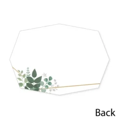 Big Dot Of Happiness Boho Botanical - Shaped Thank You Cards - Greenery Party Thank You Note Cards With Envelopes - Set Of 12 -Aurora Party Sales GUEST 0a9f2aef 625c 41d7 8db3 d3e1077dcdea