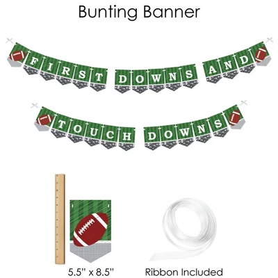 Big Dot Of Happiness End Zone - Football - Baby Shower Or Birthday Party Supplies - Banner Decoration Kit - Fundle Bundle 2 Big Dot Of Happiness End Zone - Football - Baby Shower Or Birthday Party Supplies - Banner Decoration Kit - Fundle Bundle - Image 2