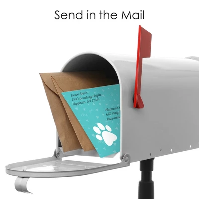 Big Dot Of Happiness Pawty Like A Puppy Girl - Fill-In Cards - Pink Dog Baby Shower Or Birthday Party Fold And Send Invitations - Set Of 8 5 Big Dot Of Happiness Pawty Like A Puppy Girl - Fill-In Cards - Pink Dog Baby Shower Or Birthday Party Fold And Send Invitations - Set Of 8 - Image 5