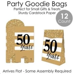 Big Dot Of Happiness We Still Do - 50th Wedding Anniversary - Anniversary Gift Favor Bags - Party Goodie Boxes - Set Of 12 9 Big Dot Of Happiness We Still Do - 50th Wedding Anniversary - Anniversary Gift Favor Bags - Party Goodie Boxes - Set Of 12 -Aurora Party Sales GUEST 0cd45777 d928 47ab bc35 f6b8c24b2475