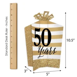 Big Dot Of Happiness We Still Do - 50th Wedding Anniversary - Anniversary Party Decor And Confetti - Terrific Table Centerpiece Kit - Set Of 30 -Aurora Party Sales GUEST 0d02aa4f 5b84 44c5 862d a541baa24338