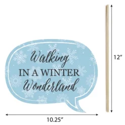 Big Dot Of Happiness Winter Wonderland - Snowflake Holiday Party And Winter Wedding Photo Booth Props Kit - 20 Count -Aurora Party Sales GUEST 0dc342e3 eb12 4e36 b1a1 010327b822f9