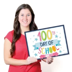Big Dot Of Happiness Happy 100th Day Of School - Paper 100 Days Party Coloring Sheets - Activity Placemats - Set Of 16 -Aurora Party Sales GUEST 0df72b7d f50d 4f70 9304 50f083c264fc