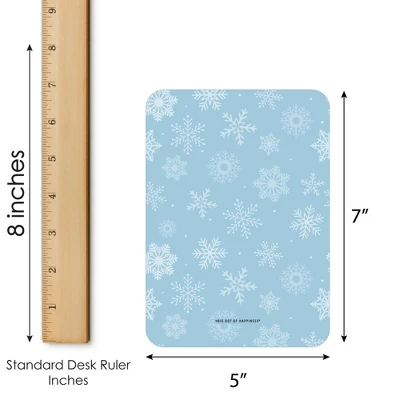 Big Dot Of Happiness Winter Wonderland - Bingo Cards And Markers - Snowflake Holiday Party And Winter Wedding Bingo Game - Set Of 18 3 Big Dot Of Happiness Winter Wonderland - Bingo Cards And Markers - Snowflake Holiday Party And Winter Wedding Bingo Game - Set Of 18 - Image 3