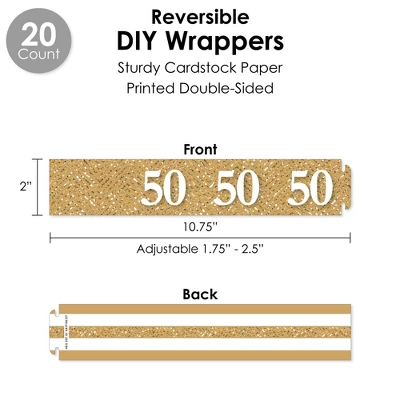 Big Dot Of Happiness We Still Do - 50th Wedding Anniversary - Anniversary Party Favors And Cupcake Kit - Fabulous Favor Party Pack - 100 Pieces 2 Big Dot Of Happiness We Still Do - 50th Wedding Anniversary - Anniversary Party Favors And Cupcake Kit - Fabulous Favor Party Pack - 100 Pieces - Image 2