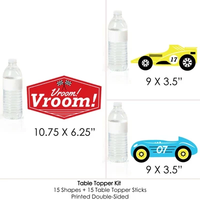 Big Dot Of Happiness Let's Go Racing - Racecar - Race Car Birthday Party Or Baby Shower Centerpiece Sticks - Table Toppers - Set Of 15 6 Big Dot Of Happiness Let's Go Racing - Racecar - Race Car Birthday Party Or Baby Shower Centerpiece Sticks - Table Toppers - Set Of 15 - Image 6