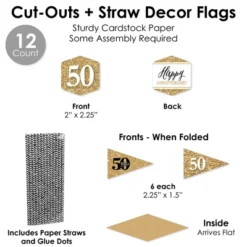 Big Dot Of Happiness We Still Do - 50th Wedding Anniversary - DIY Anniversary Party Love Is Sweet Signs - Snack Bar Decorations Kit - 50 Pieces -Aurora Party Sales GUEST 0f6545d2 4376 482b 929b 3d1bef1f9a2f