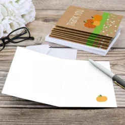 Big Dot Of Happiness Pumpkin Patch - Fall, Halloween Or Thanksgiving Baby Shower Or Birthday Party Thank You Cards (8 Count) -Aurora Party Sales GUEST 0f940341 fcc7 41d1 8852 19c38947c8d1