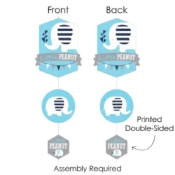 Big Dot Of Happiness Blue Elephant - Boy Baby Shower Or Birthday Party DIY Dangler Backdrop - Hanging Vertical Decorations - 30 Pieces 10 Big Dot Of Happiness Blue Elephant - Boy Baby Shower Or Birthday Party DIY Dangler Backdrop - Hanging Vertical Decorations - 30 Pieces -Aurora Party Sales GUEST 102ac80c 61fb 418b 9339 26878ac52ad2