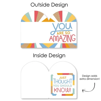 Big Dot Of Happiness You Are So Amazing - Miss You Encouragement Giant Greeting Card - Big Shaped Jumborific Card - 16.5 X 22 Inches 4 Big Dot Of Happiness You Are So Amazing - Miss You Encouragement Giant Greeting Card - Big Shaped Jumborific Card - 16.5 X 22 Inches - Image 4