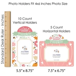 Big Dot Of Happiness Girl Little Pumpkin - Fall Birthday Party Or Baby Shower Picture Centerpiece Sticks - Photo Table Toppers - 15 Pieces -Aurora Party Sales GUEST 10c0a595 70e8 4470 99aa 17445f7c953d
