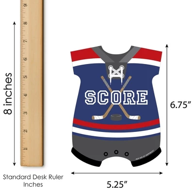 Big Dot Of Happiness Shoots & Scores! - Hockey - Picture Bingo Cards And Markers - Baby Shower Shaped Bingo Game - Set Of 18 3 Big Dot Of Happiness Shoots & Scores! - Hockey - Picture Bingo Cards And Markers - Baby Shower Shaped Bingo Game - Set Of 18 - Image 3