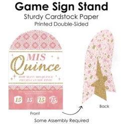 Big Dot Of Happiness Mis Quince Anos - Quinceanera Sweet 15 Birthday Party Scavenger Hunt - 1 Stand And 48 Game Pieces - Hide And Find Game -Aurora Party Sales GUEST 11ab5946 fe28 4f2e 86bf 3fb12d3e1d89