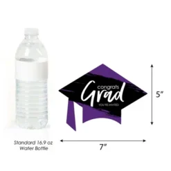 Big Dot Of Happiness Purple Graduation Party Invitations - Shaped Fill-In Invite Cards With Envelopes - Set Of 12 -Aurora Party Sales GUEST 125c0a3d 47fb 4a94 a9a1 e7dd72a0d2a1