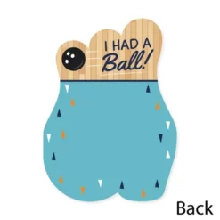 Big Dot Of Happiness Strike Up The Fun - Bowling - Shaped Thank You Cards - Birthday Party Or Baby Shower Thank You Note Cards & Envelopes - Set Of 12 -Aurora Party Sales GUEST 13de1f22 a8b8 44ab b919 ebc034ab117f