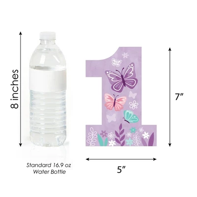 Big Dot Of Happiness 1st Birthday Beautiful Butterfly - One Shaped Decorations DIY Floral First Birthday Party Essentials - Set Of 20 3 Big Dot Of Happiness 1st Birthday Beautiful Butterfly - One Shaped Decorations DIY Floral First Birthday Party Essentials - Set Of 20 - Image 3