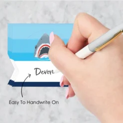 Big Dot Of Happiness Shark Zone - Jawsome Shark Party Or Birthday Party Tent Buffet Card - Table Setting Name Place Cards - Set Of 24 10 Big Dot Of Happiness Shark Zone - Jawsome Shark Party Or Birthday Party Tent Buffet Card - Table Setting Name Place Cards - Set Of 24 -Aurora Party Sales GUEST 15d4bae6 ceda 4d22 a10d cef7919e6224