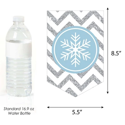 Big Dot Of Happiness Winter Wonderland - Snowflake Holiday Party And Winter Wedding Bunting Banner - Snowflake Party Decorations - Winter Wonderland 1 Big Dot Of Happiness Winter Wonderland - Snowflake Holiday Party And Winter Wedding Bunting Banner - Snowflake Party Decorations - Winter Wonderland