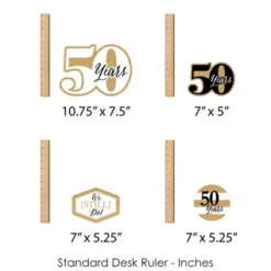 Big Dot Of Happiness We Still Do - 50th Wedding Anniversary - Anniversary Party Centerpiece Sticks - Showstopper Table Toppers - 35 Pieces -Aurora Party Sales GUEST 176aa8ef 04f1 46e3 af19 dc195cb039d6