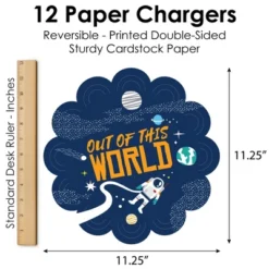 Big Dot Of Happiness Blast Off To Outer Space Rocket Ship Baby Shower Or Birthday Party Round Table Decorations - Paper Chargers Place Setting For 12 10 Big Dot Of Happiness Blast Off To Outer Space Rocket Ship Baby Shower Or Birthday Party Round Table Decorations - Paper Chargers Place Setting For 12 -Aurora Party Sales GUEST 182fceee acd8 4752 8260 f01f37ae7e59