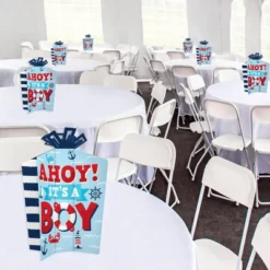 Big Dot Of Happiness Ahoy It's A Boy - Table Decorations - Nautical Baby Shower Fold And Flare Centerpieces - 10 Count 7 Big Dot Of Happiness Ahoy It's A Boy - Table Decorations - Nautical Baby Shower Fold And Flare Centerpieces - 10 Count -Aurora Party Sales GUEST 18e4edef 16ac 4752 a5bb 4cb1346fc5bc