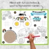 Big Dot Of Happiness Smash And Crash - Monster Truck - Paper Boy Birthday Party Coloring Sheets - Activity Placemats - Set Of 16