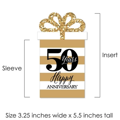 Big Dot Of Happiness We Still Do - 50th Wedding Anniversary - Anniversary Party Money And Gift Card Sleeves - Nifty Gifty Card Holders - Set Of 8 5 Big Dot Of Happiness We Still Do - 50th Wedding Anniversary - Anniversary Party Money And Gift Card Sleeves - Nifty Gifty Card Holders - Set Of 8 - Image 5