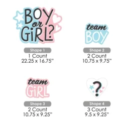 Big Dot Of Happiness Baby Gender Reveal - Yard Sign And Outdoor Lawn Decorations - Team Boy Or Girl Party Yard Signs - Set Of 8 -Aurora Party Sales GUEST 1b0e86b8 6f8e 4701 82f5 33078f34ee81