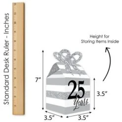 Big Dot Of Happiness We Still Do - 25th Wedding Anniversary - Square Favor Gift Boxes - Anniversary Party Bow Boxes - Set Of 12 10 Big Dot Of Happiness We Still Do - 25th Wedding Anniversary - Square Favor Gift Boxes - Anniversary Party Bow Boxes - Set Of 12 -Aurora Party Sales GUEST 1c12fe6d 3c89 40fe 80b6 5c7271f743a9