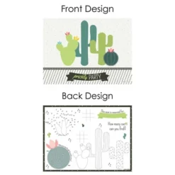 Big Dot Of Happiness Prickly Cactus Party - Paper Fiesta Birthday Party Coloring Sheets - Activity Placemats - Set Of 16 -Aurora Party Sales GUEST 1c7ee604 21bf 495a b0eb 8a1889225d8d